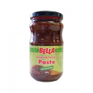 Bella Sundried Tomato Paste with garlic and herbs. 360 gm. Bella Sundried Tomato Paste with garlic and herbs. 360 gm.
